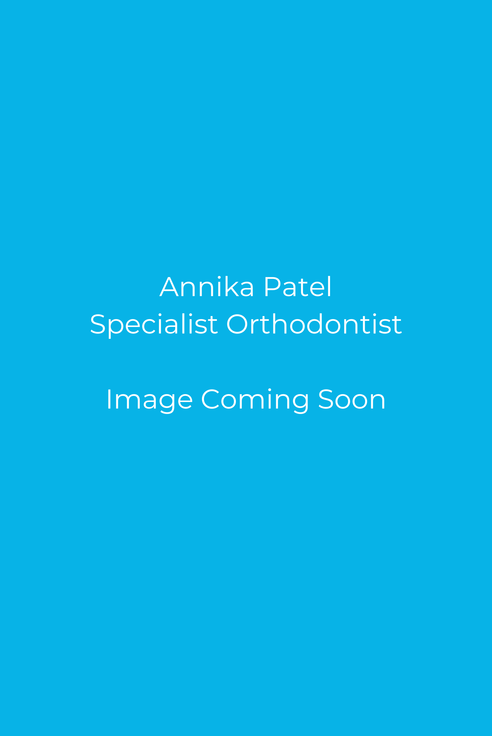 Dr Annika Patel